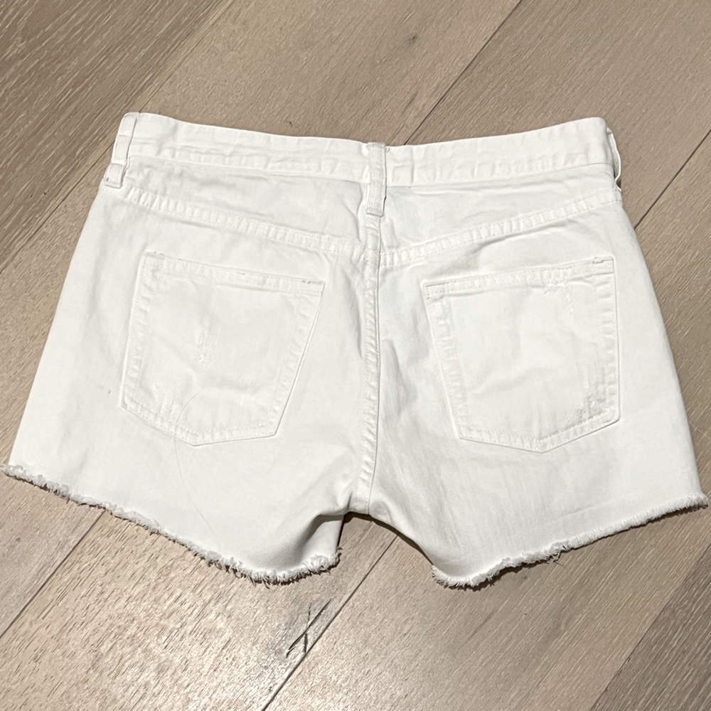 J. Crew White Denim Shorts - Picture 3 of 10